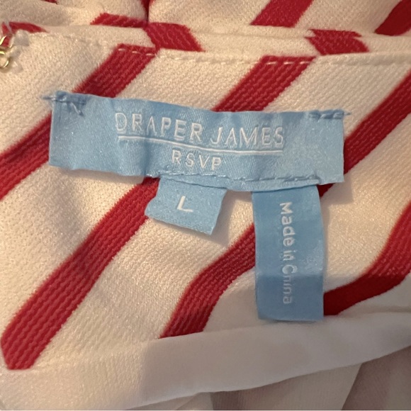 Draper James RSVP NWOT Knit Red Striped Nautical Dress - Picture 7 of 8